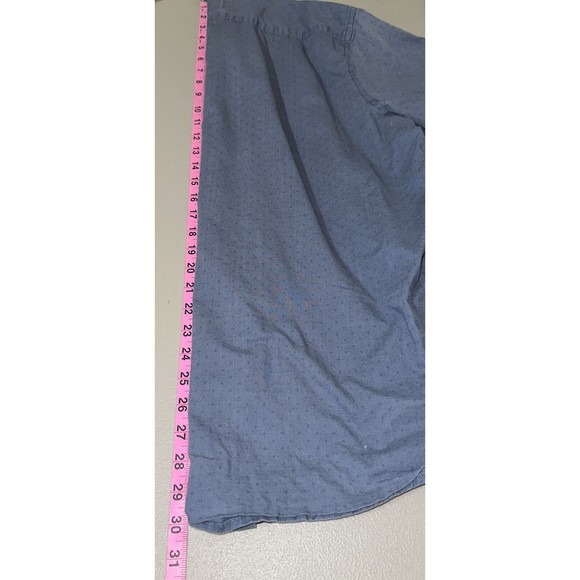 Wrangler Vintage‎ Dress Shirt Mens Size XL Blue Button Down Long Sleeve Pocket - Picture 7 of 8